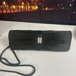 Elegant Black Crossbody/Clutch